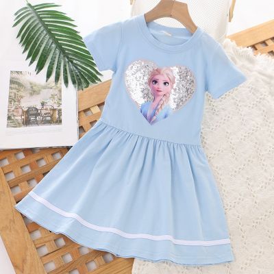 Disney Mermaid Ariel Princess Costume Kids Dress For Girls Cosplay Children Carnival Birthday Party Clothes Frozen Elsa Dress