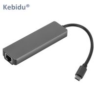 【HOT SALE】 Gadget Lab Bd USB Type-C Hub HDMI เป็น Type Gigabit Ethernet Rj45 Lan เป็น Type C สายอะแดปเตอร์สำหรับ MacBook Pro Thunderbolt ข้อมูล USB