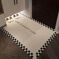 Welcome Entrance Doormats Non-Slip Silk Loop Doormat Scrape Dirt Outdoor Mats Stair Hallway Lattice Floor Area Rugs Carpets