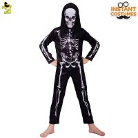 [COD] Childrens digital mens skeleton costume childrens ghost bone horror party performance cosplay