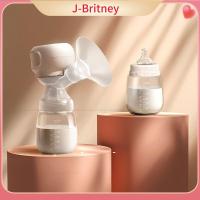 J-BRITNEY เครื่องดึงนม USB แบบชาร์จซ้ำได้เครื่องปั๊มนมไฟฟ้าเสียงรบกวนต่ำไม่มี BPA เสียงเงียบพร้อมเครื่องปั๊มนมหน้าจอ LED Comfort ให้นมลูก