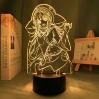 Lamp Led Night Black Butler for Bedroom Decor Kids Child Birthday