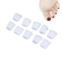 ✜☌✟ 10 pcs/lot Silicone gel little toe tube corns blisters Corrector pinkie protector gel bunion toe finger protection gel sleeve