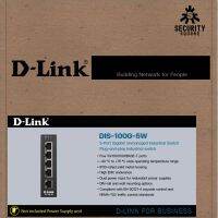 D-Link 5-Port Gigabit Unmanaged Industrial Switch รหัสสินค้า: DIS-100G-5W