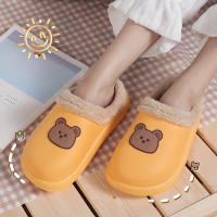 New Waterproof Non-Slip Home Winter Warm Women Indoor Cotton Ladies Soft Slippers Memory Foam Couples Shoes Pantuflas