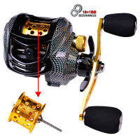 10KG Max Drag Baitcasting Reel 18+1 Ball Bearings 7.2:1 High Speed Casting Fishing Carbon Fiber Pesca Fishing Wheel