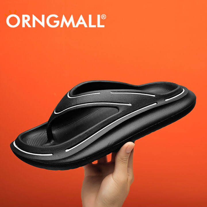 orngmall-รองเท้าแตะผู้ชายสไตล์ใหม่ผู้ชาย-รองเท้าแตะพื้นสูงรองเท้าแตะฤดูร้อนผู้ชายผู้หญิงรองเท้าแตะกลางแจ้งอีวาชายหาด