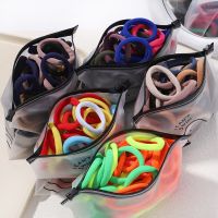 30/50PCS Women Girls 4cm Basic Hair Bands Simple Solid Colors Elastic Headband Hair Ropes Ties Hair Accessories Ponytail Holder Hair Accessories