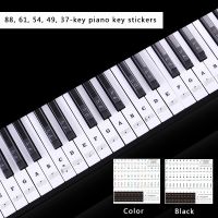 FO2023 As Piano Sticker Transparent Piano Keyboard PVC Sticker 546188 Key Piano Stave Electronic Keyboard Note Sticker new. 【hot】