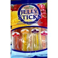 ?พร้อมส่งทันที? jelly sticks  เยลลี่ดูด รสผลไม้ ตรา cozzo 1 ห่อ 12 แท่ง 240 กรัม  KM12.1744✨พร้อมส่งทันที✨