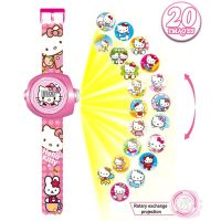 ส่วนลด เด็ก 20 นาฬิกาการ์ตูน Projection Hello kitty นาฬิกาข้อมือเด็กผู้หญิงสำหรับของขวัญเด็กผู้หญิง QC8191633