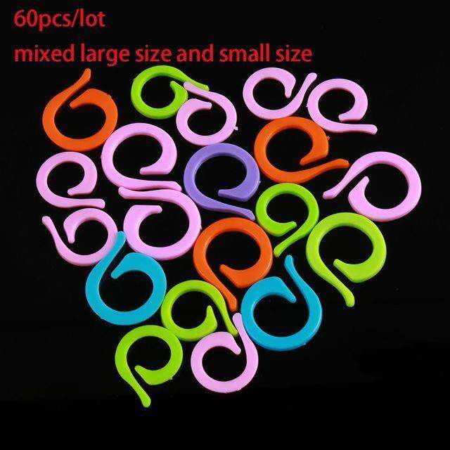 20-60-100pcs-s-l-plastic-knitting-crochet-locking-stitch-markers-crochet-latching-mixed-color-knitting-sewing-tools