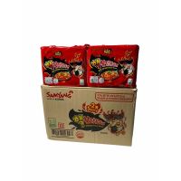 ❗❗ด่วน❗❗ SAMYANG มาม่าเกาหลี เผ็ดxคูณ2 Spicy สีแดง!! 140g 1SETCOMBO/2แพค/จำนวน10ซอง  !!   KM9.3740⚡สินค้ามาใหม่⚡