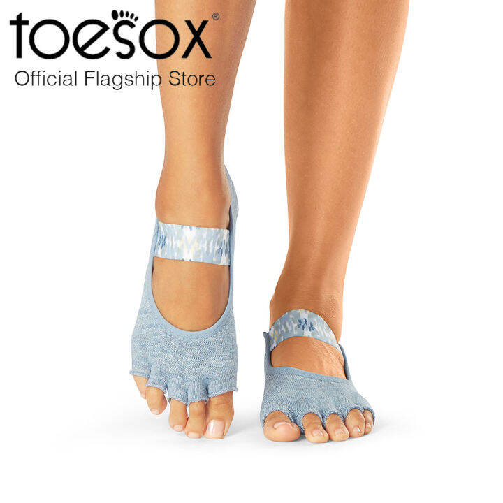 fall-2023-toesox-grip-half-toe-mia-ถุงเท้ากันลื่น-เปิดนิ้วเท้า-พิลาทิส-รุ่น-mia