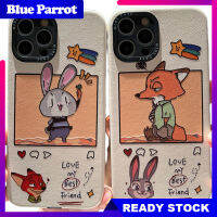 เคสนิ่มลายตัวการ์ตูน Zootopia เข้ากันได้กับ Iphone 14/13/12/11ซีรีส์ฝาครอบโทรศัพท์มือถือ