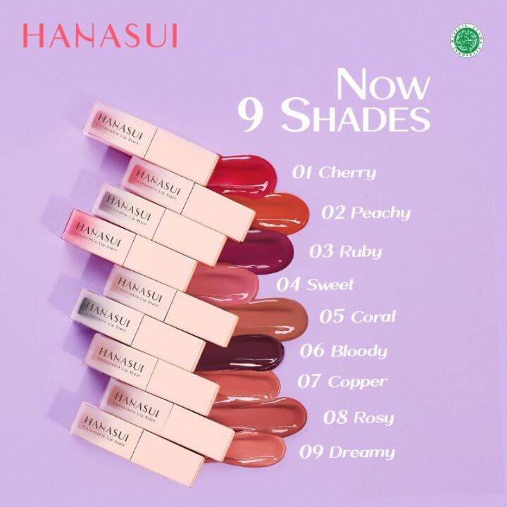 ORIGINAL Hanasui Tintdorable Lip Stain Tint LipTint Ombre Lazada