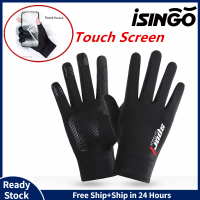 iSingo 【Lowest price】C O D Racing Gloves Breathable Ice Silk Non-Slip Thin Anti-UV Outdoor Sports Riding Touch Screen Gloves Motorcycle Protective Glo