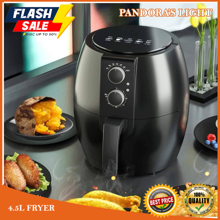 Original 4.5L Air Fryer 1350W Home Fryers for Low Fat Air Frying Oil