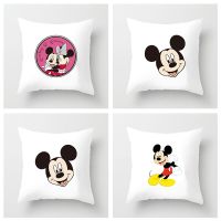 Disney Mickey Minnie white Printed pillowcase Peaches Pillow pillowcase student dormitory bed linings Home decoration pillowcase