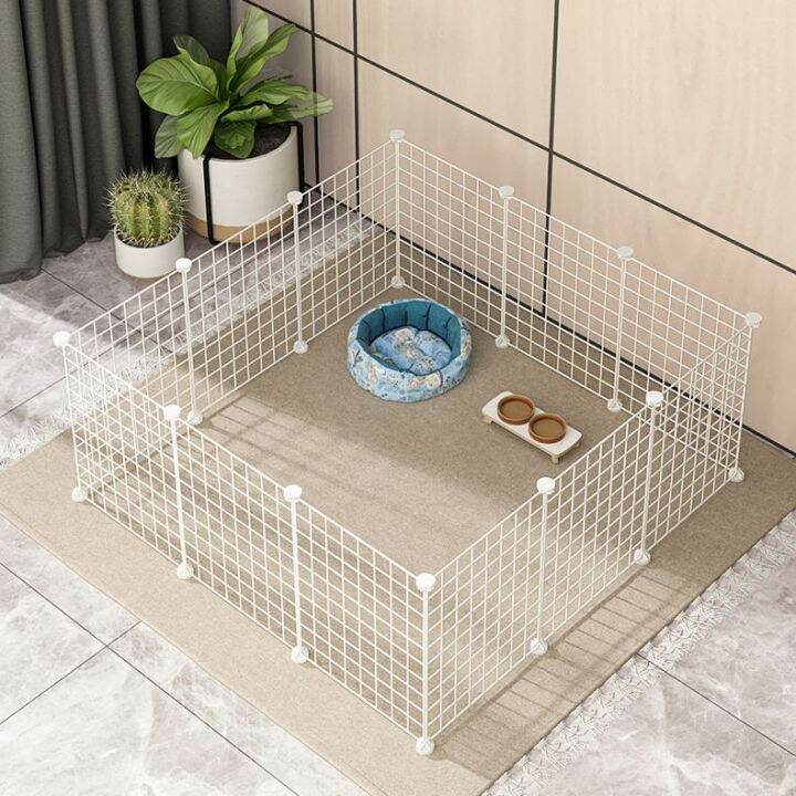 DIY Pet Playpen Animal Metal Wire Kennel Extendable Pet Fence Cats Dogs