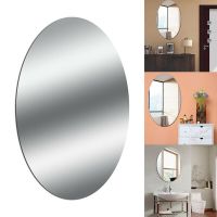 1Pcs Removable Mirror Wall Sticker Oval Adhesive Room Decal for Kids Decoration