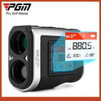 【LZ】✖  Pgm golf range finder com display hd tela de bloqueio bandeira vibração inclinação compensação 1300 código laser telescópio acessórios golfe