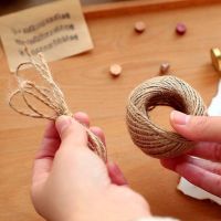 【YD】 Twine String Burlap Roll 30m Jute Rope Diy Card Artworks Decoration Wrapping