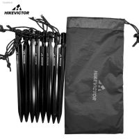 ✻ HIKEVICTOR 10Pcs/Lot 18cm Aluminum AlloyTent Pegs Camping Tent Accessories Hammer Wind Rope Tent Nail Storage Cover Case Travel