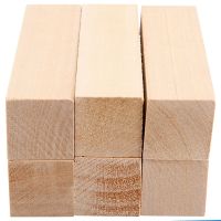 6Pcs Basswood Carving Blocks for Wood Beginners Carving Hobby Kit DIY Carving Wood