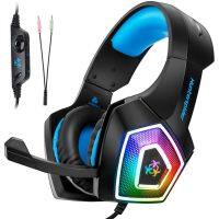 OXG V1 Gaming Headset พร้อมไมโครโฟนหูฟังสเตอริโอ Over Ear Bass ตัดเสียงรบกวน