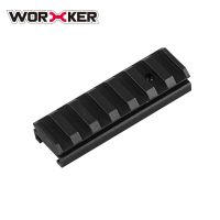 WOERKER Mod หลายความยาว Picatinny Top Rail Mount ไนลอน Grooved Top Rail Kit Track สำหรับ Nerf Blaster การปรับเปลี่ยน