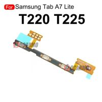 1ชิ้นสำหรับ Sm-T220ซัมซุงกาแล็กซีแท็บ A7 Lite T225ปุ่มปิดระดับเสียงขึ้นลงสายเคเบิลงอได้ซ่อมแซม