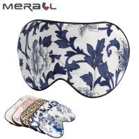 Silk Sleeping Pattern Blindfold Cover Shading Eyeshade Thicken Soft Eyepatch