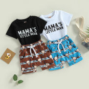 Fairydams Áo thun bé trai bộ quần đùi 0