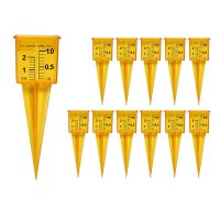 Rain Gauge Sprinkler Gauge (12 Pack) for Lawn and Garden Water Measuring Tool Wide Mouth