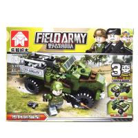 ProudNada Toys ของเล่นเด็กชุดตัวต่อเลโก้ทหาร 3in1 LEYI 63003 FIELD ARMY 63003A-H