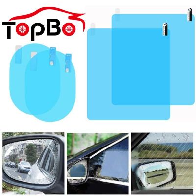 Waterproof Car Rearview Mirror Glass Film Defend Fog Rain-Proof Window Memne Defend Fog Water Repellent Mirror Glass Film