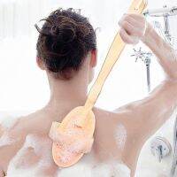 【cw】 1pc Handle Soft Hair Back Brushes Mud Massage !