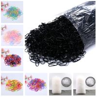 【hot】 200/1000pcs Elastics Hair Bands Baby Accessories 1cm Disposable Ponytail Holder Rubber for