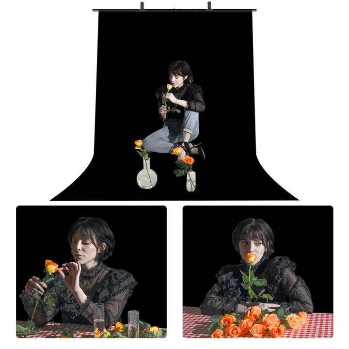 QOY7719 Accessories Solid Color Black Simple Screen Nonreflective