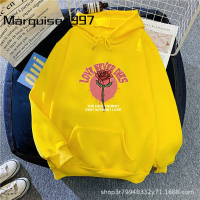 Marquise1997 เสื้อฮู้ด เสื้อแขนยาวอบอุ่น หลวมและสบาย สไตล์ เท่ สบาย สไตล์ WWY2300073 40Z231007