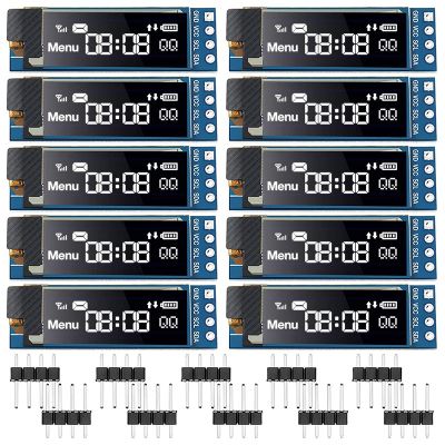 10 Set OLED Display Module SSD1306 Driver IIC I2C Serial Self-Luminous Display Board for Arduino Raspberry PI
