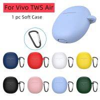 1 pc soft silicone case cover for Vivo TWS Air Wireless Bluetooth Earphone Protective Cover With Hook for VIVO TWS AIR Cases Wireless Earbud Cases