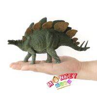 Monkey Toys - โมเดล ไดโนเสาร์ Stegosaurus เขียว ขนาด 17.00 CM (จากหาดใหญ่)