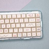 Xda Graffiti Keycap ปุ่มกดคีย์บอร์ด Pbt ลายกราฟฟิตี้ สําหรับ 87 68 84 104 108