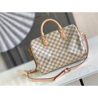 N41373ผ้าใบอย่างรวดเร็ว BANDOULIERE 30 DAMIER AZUR