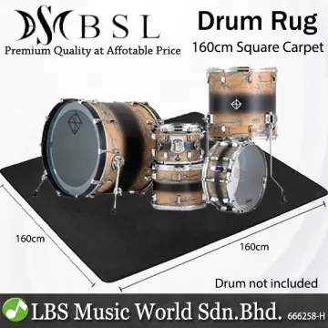 Drum Rug,Drums Mat Rug Drum Carpets Soundproof Blanket Electronic Drum  Carpet Jazz Drum Kit Carpet Musical Rugs Shock Absorption Mat for Bass Drum