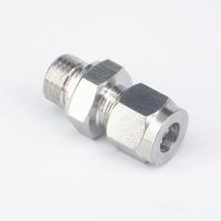 Fit Tube O/D 12mm To M14x1.5 Female 304 Stainless Ferrule Pneumatic Fitting Pressure Gauge