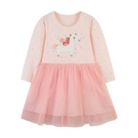 Jumping Meters Hot Selling Princess Girls Dresses Animals Embroidery Autumn Spring Toddler Kids Costume Birthday Wear Toddler  by Hs2023