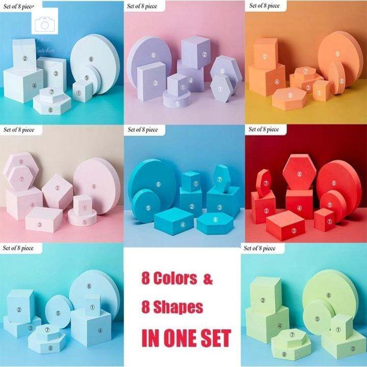 Photography Cube Photo Props Foam Geometric Cube Shooting Props For